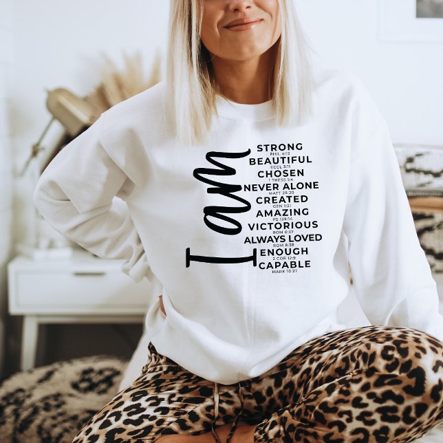 Un Sweatshirt fort pour les femmes Je Suis Assez (Créateur téléchargé)