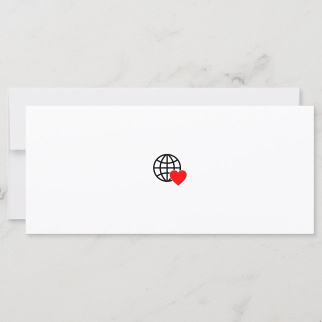 Un symbole de cœur rouge créé avec des lignes liss (Devant)