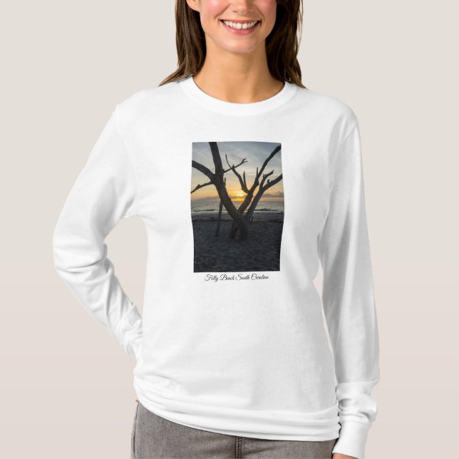 Un T-shirt à manches longues au lever de soleil (Devant)