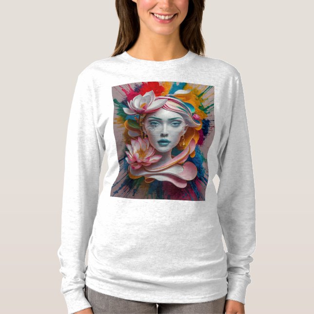 Un T-shirt à thème plein de vie et ludique (Devant)