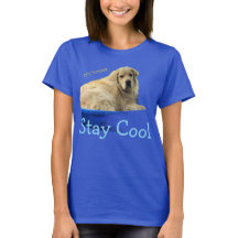 Un t-shirt amusant avec un Golden Retriever.