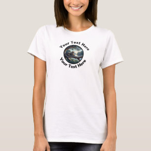 Un T-shirt Chat Tigré avec Texte Personnalisé 