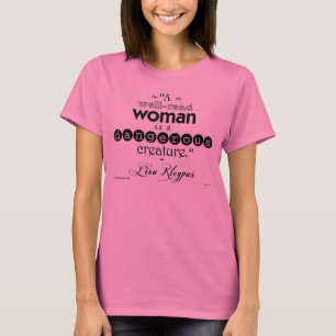 Un T-shirt cultivé de femme