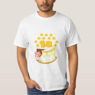 Un t-shirt d'anniversaire de 18 ans