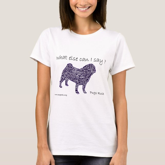 un T-shirt de carlin (Devant)