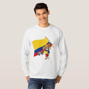 Un T-Shirt de chien fan colombien