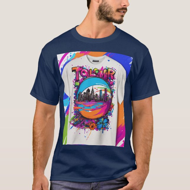 Un t-shirt de création de visionnaires demain" (Devant)