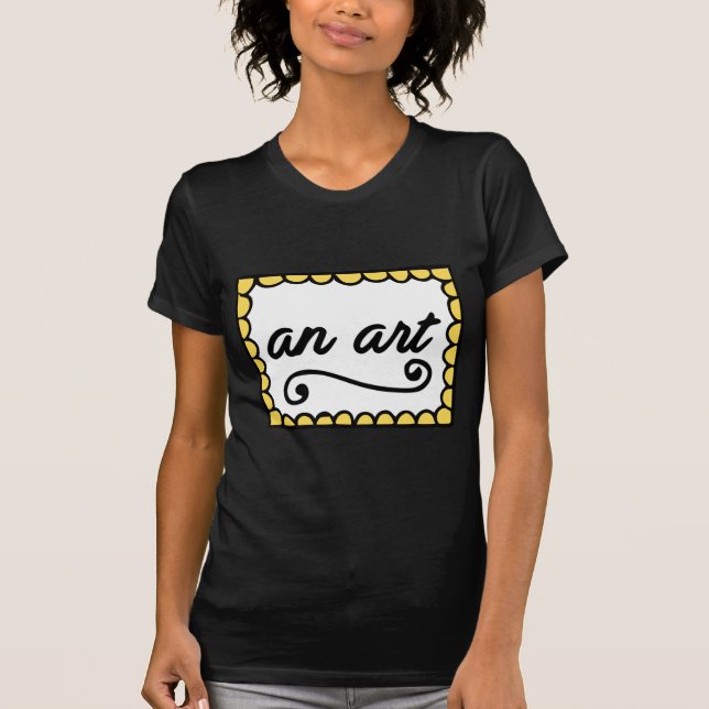 Un T-shirt de femmes d'art (Devant)