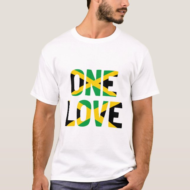 Un T-shirt de la Jamaïque d'amour (Devant)