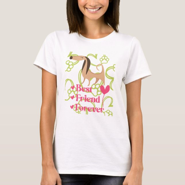 Un T-shirt design pour amoureux de les chiens. (Devant)