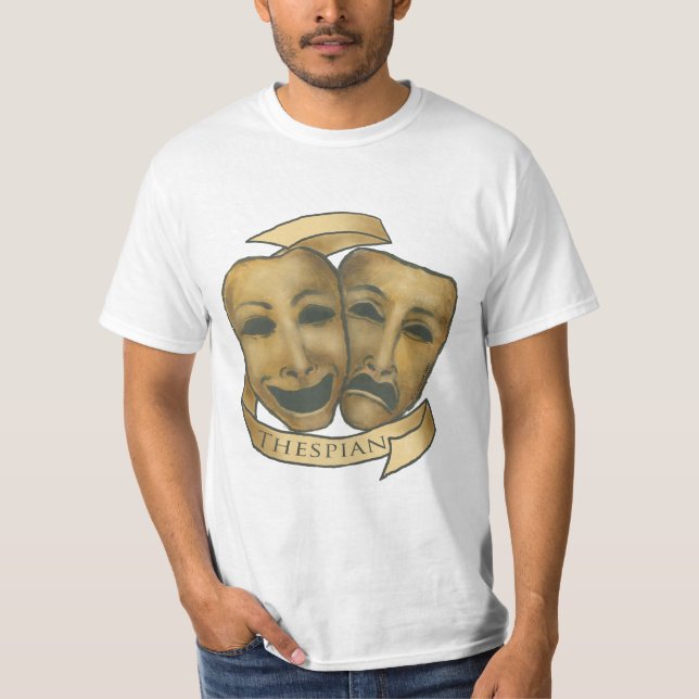 Un t-shirt Masques de Thespian (Devant)