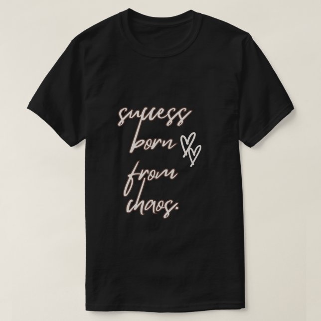 un T-shirt noir (Design devant)