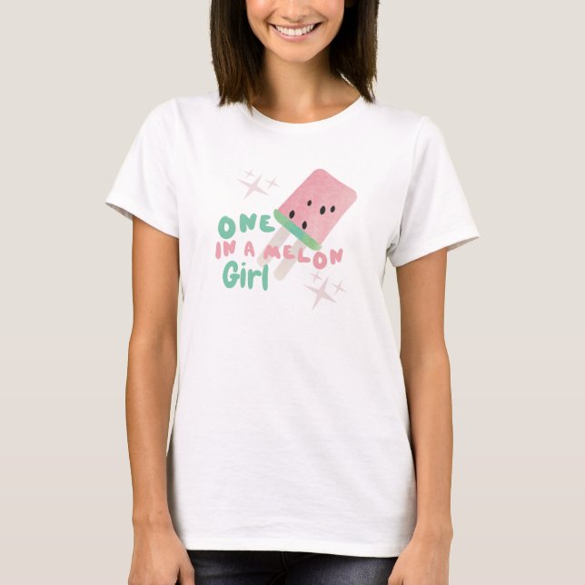 Un T-shirt One in a Melon Summer Icecream Pop (Devant)