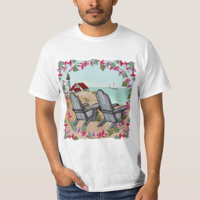 Un t-shirt phare Floral Noon (Devant)