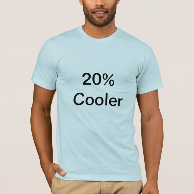 Un T-shirt plus frais de 20% (Devant)
