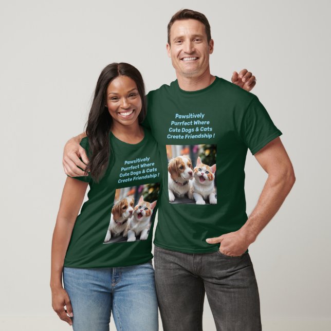Un T-Shirt Pour Chien Et Chat À Usage Pawsitif. (Unisexe)