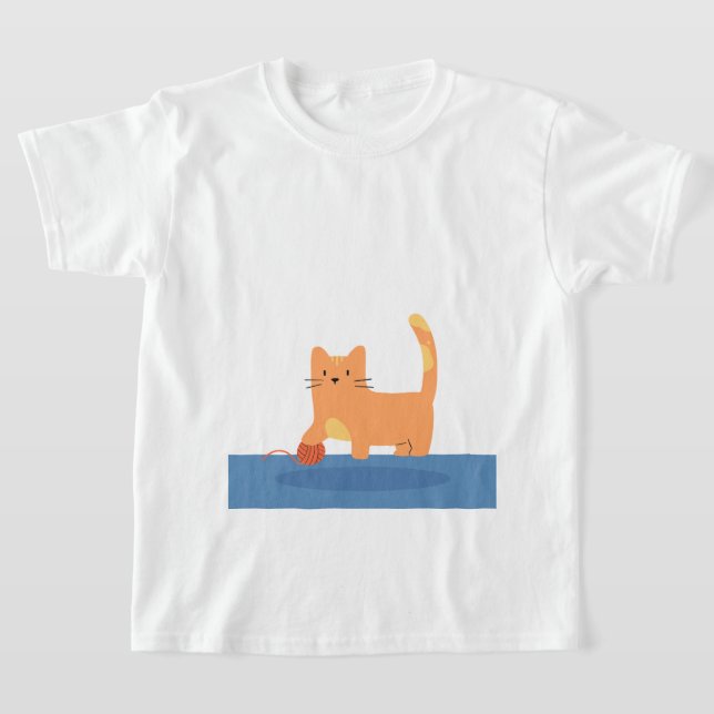 Un t-shirt pour enfants présentant une image d'une (Poser)