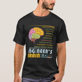  Un T-shirt pour le cerveau d'un ingénieur Cool