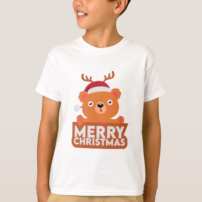 Un T-Shirt pour un Très Joyeux Noël (Devant)