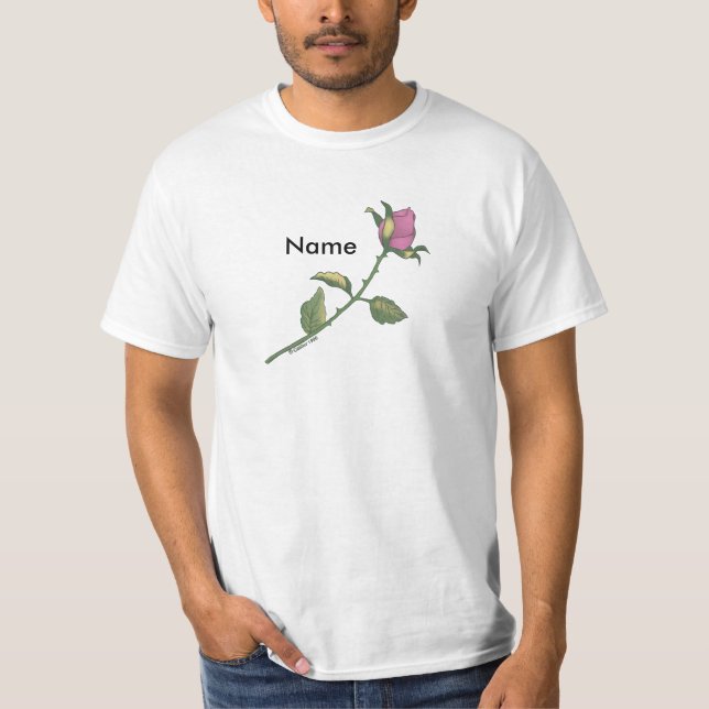 Un t-shirt Rose rose (Devant)