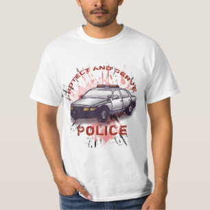 Un t-shirt Voiture de Police
