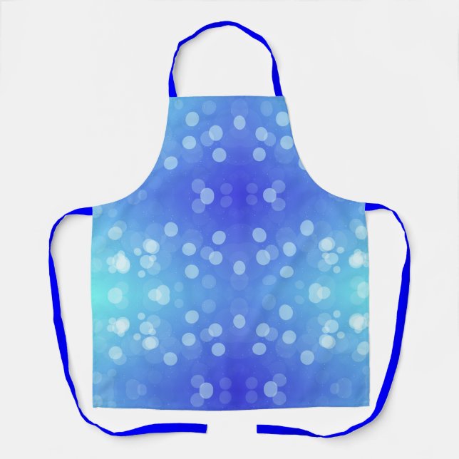 Un tablier vibrant présentant un dégradé bleu et a (Recto)