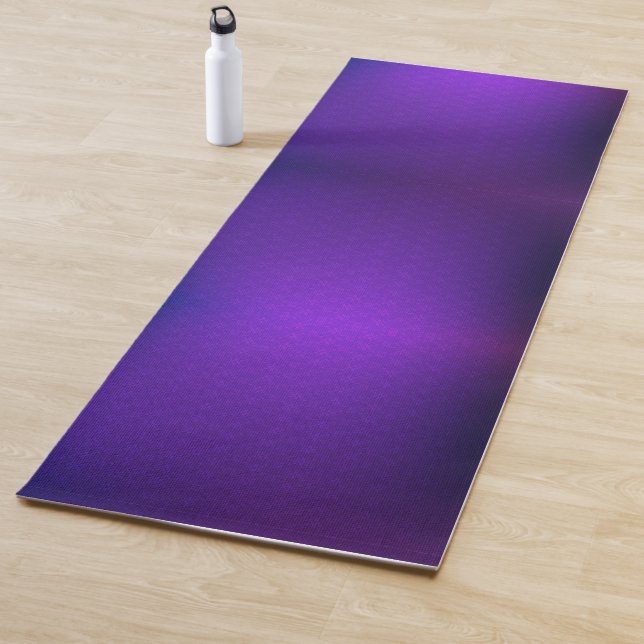 Un tapis de yoga à dégradé avec une transition dou (En situation)