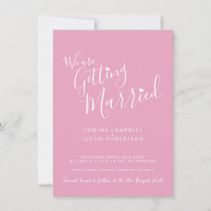 Un texte simple et une invitation à un mariage bla