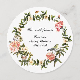 Un thé avec des amis Invitation