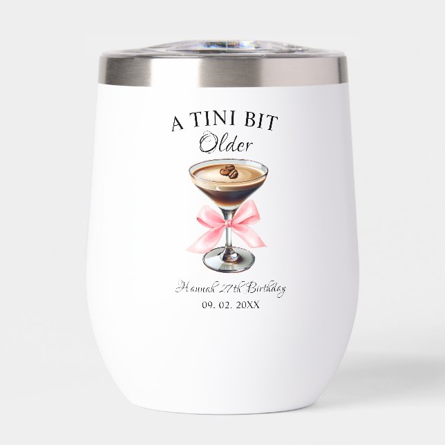 Un Tini Bit Ancien Martini fête d'anniversaire (Avant)