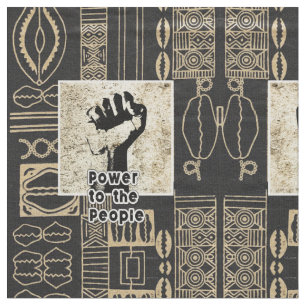 Un tissu tribal de la jungle Abstraite et africain