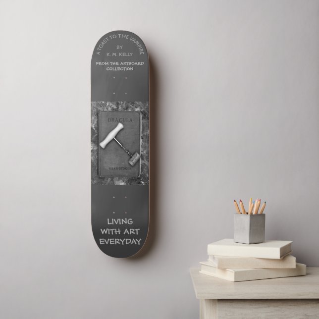 UN TOAST AU VAMPIRE - Skateboard (Art mural)