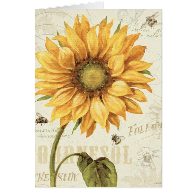 Un tournesol jaune (Devant)