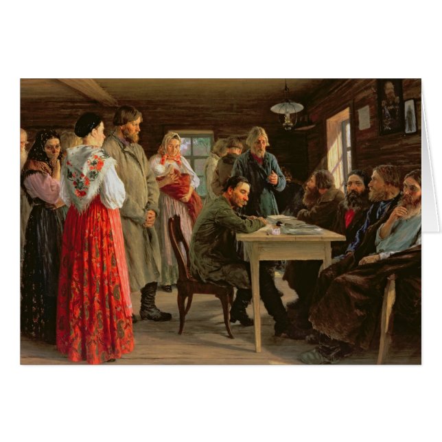 Un tribunal d'arrondissement, 1888 (Devant horizontal)