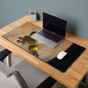 Un vaisseau Spacecraft Orbitant Mars.