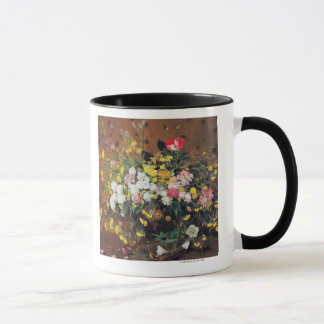 Un vase de tasse de fleurs