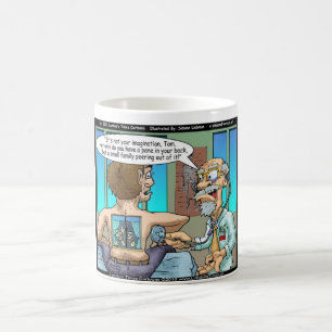 Un véritable dos douleur drôles de T-shirts, mugs