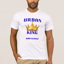 UN VÉRITABLE T-SHIRT URBAIN BLANC ROYAL POUR HOMME