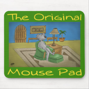 Un vert original de tapis de souris