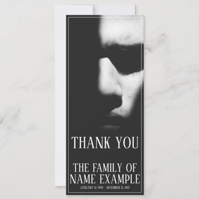 Un visage endormi à mi-ombre (Devant)