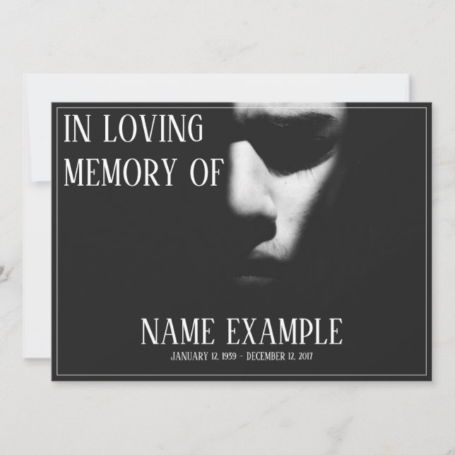 Un visage endormi à mi-ombre (Devant)