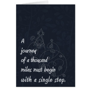 "Un voyage…" Proverbe de zen