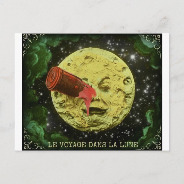 Un voyage vers la carte postale de la Lune (Devant)