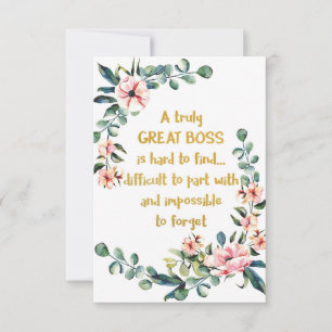 Un vrai grand patron Appréciation Cadeau Boss Merc