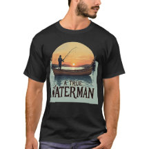 Un vrai Waterman - T-shirt de pêche