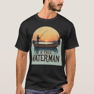 Un vrai Waterman - T-shirt de pêche