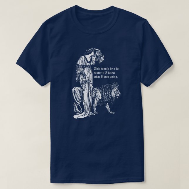 Una et le T-shirt Lion (Design devant)