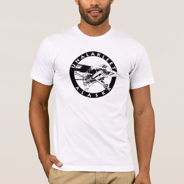 Unalakleet, T-shirt pilote de l'Alaska (Devant)