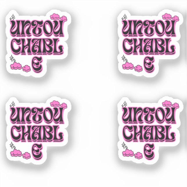 UNAVAILABLE – High Value Baddie Energy Sticker ✨ (Recto)