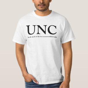 UNC - oncle du T-shirt de jeune mariée